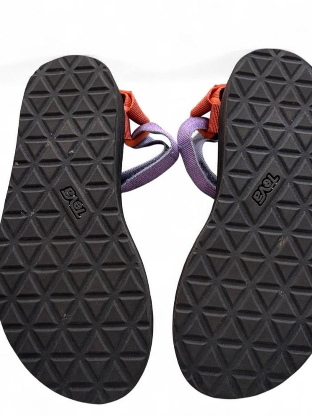 Women's Teva Adjustable Sport Sandals in Purple, Orange and Magenta - Picture 6 of 6